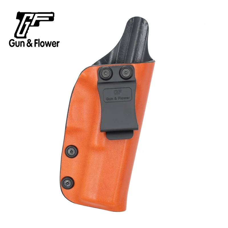 Кобура Gunflower внутри пояса Kydex с кожей снаружи военные Охотничьи Аксессуары для Glock 17/22/31