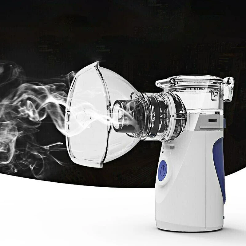 Newly Handheld Mist Nebulizer Vaporizer Portable Ultra-silent Ultrasonic Inhaler for Kids Home Use