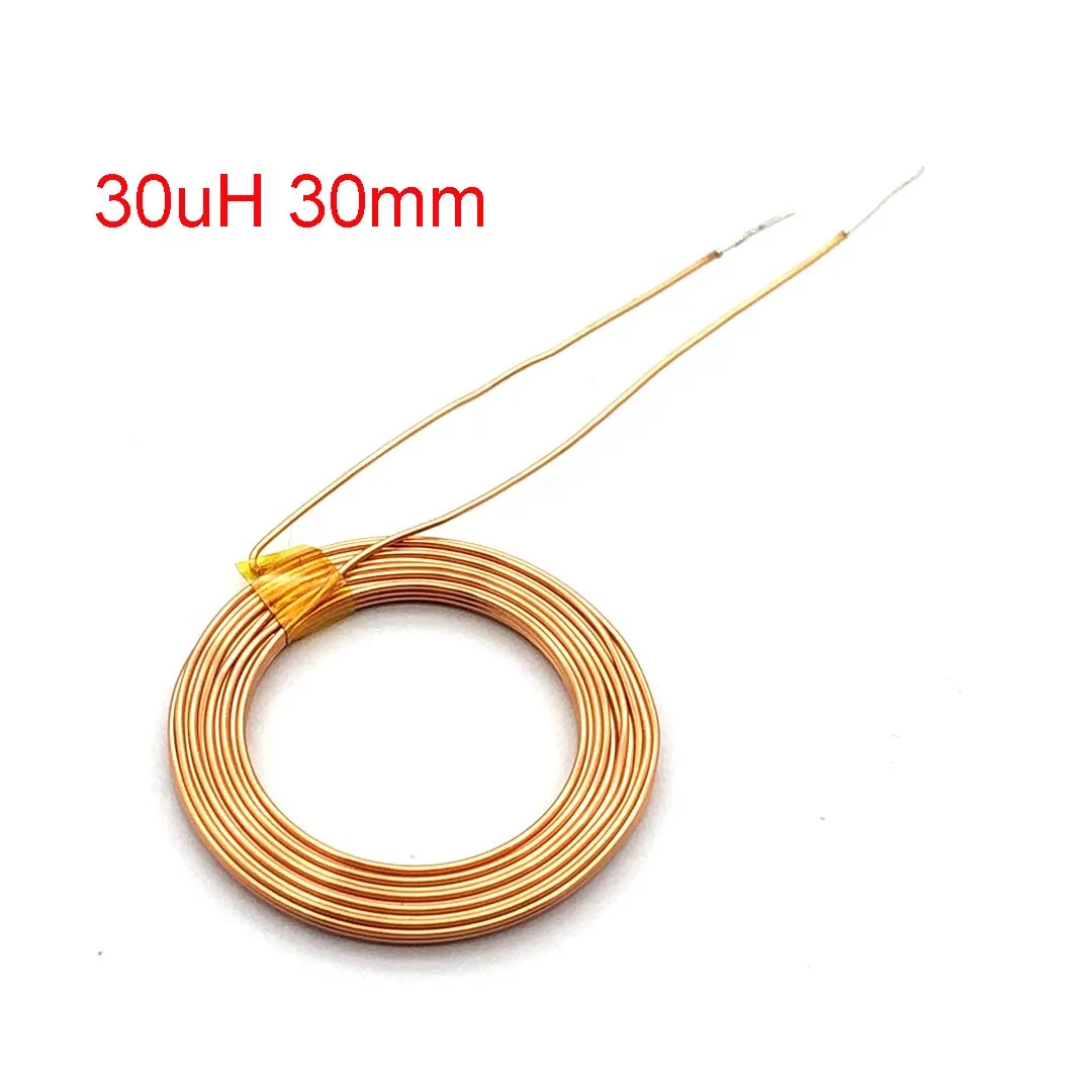 Induction Coil Of 30mm 30uH Wireless Charging Coil 30mm30uH