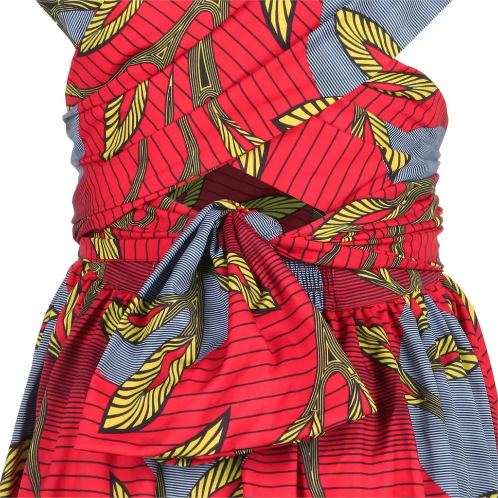 Robe africaine imprimé wax pour femme 46