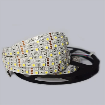 

Non-waterproof Double Rows Flexible SMD5050 RGB+W 5M 600LED IP20 Strip Light for Indoor Outdoor Home Decoration DC12V Cuttable
