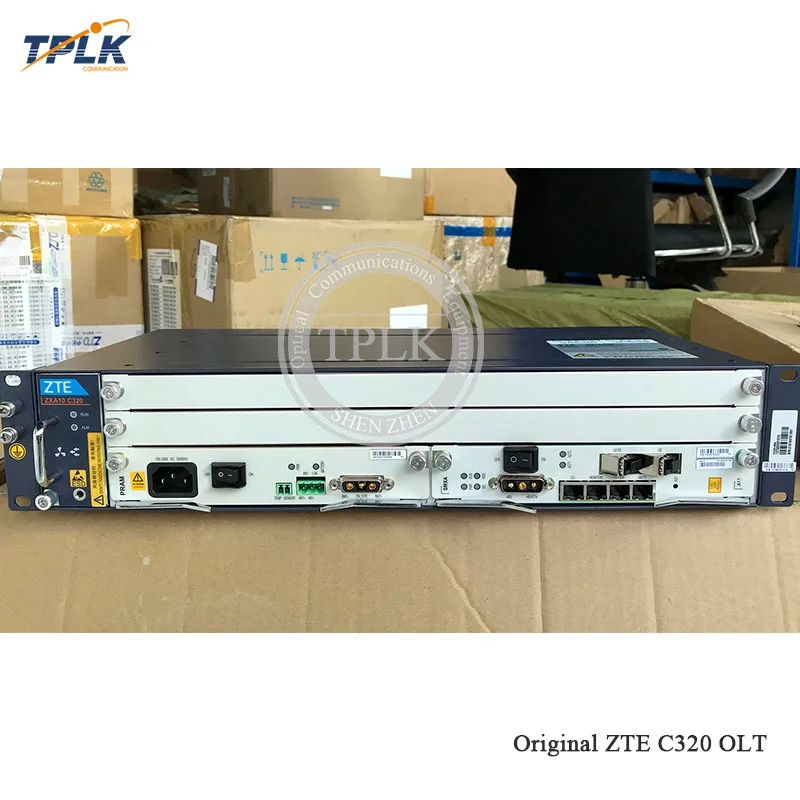 Хит! ZTE C320 поддерживает синхронный Ethernet и встроенный SFP OTDR GPON EPON OLT с 1 * 10GE SMXA/3 + PRAM (AC