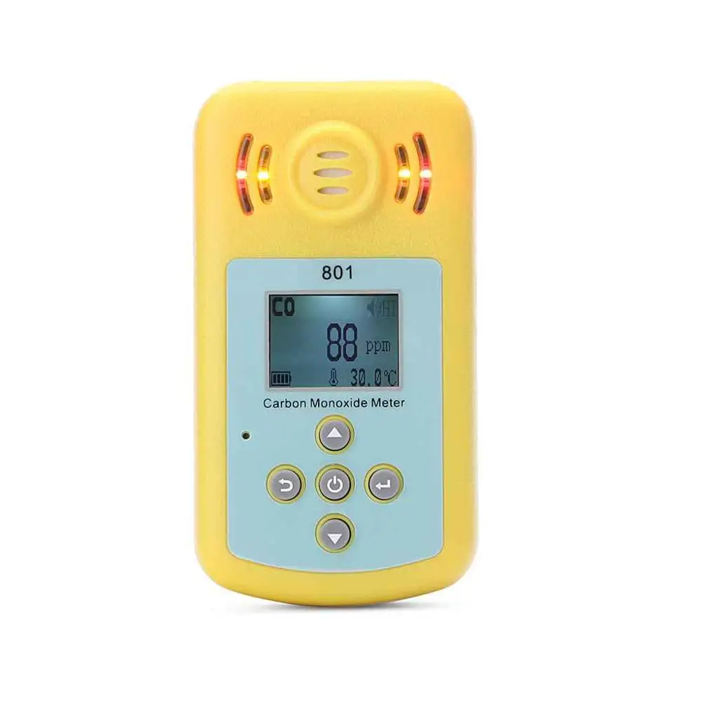 

Digital Carbon Monoxide Meter Tester Mini LCD CO Leak Detector Analyzer with Sound Light Alarm 0-2000ppm