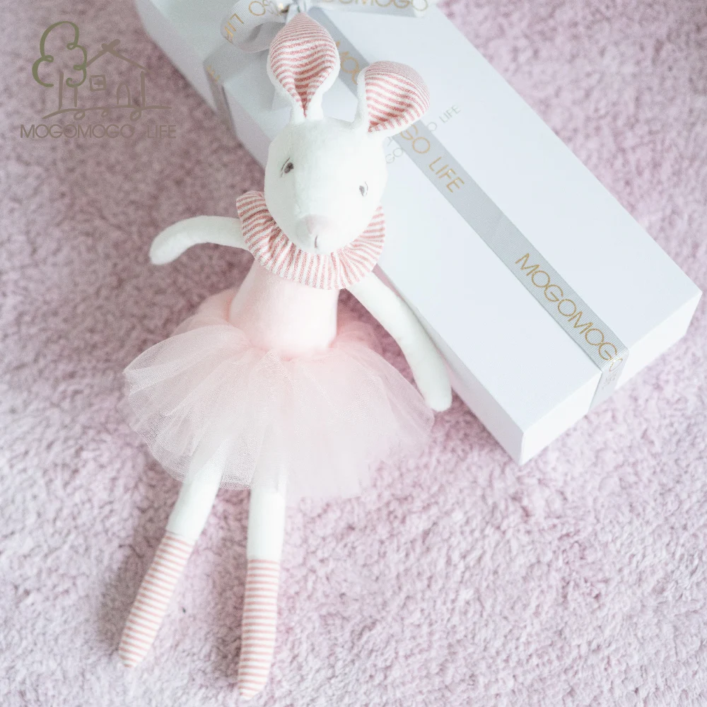 Plush Toys Ballerina Bunny Toy For Girl Bunny Doll Rabbit Toy for baby Soft Toys Princess MOGO Luxury Handmade With Nice TUTU