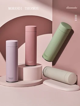 

Scrub Thermos Bottle School Women Men Brief Insulated Wide Mouth Stainless Steel Water Drink Bottle Girl Hydro Flask Borraccia