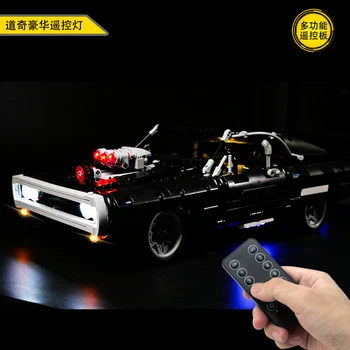 

MOC Led Light Kit For 42111 Technic Dom's Dodge Charger Toys Building Blocks Model Lighting Set Remote Control Edition