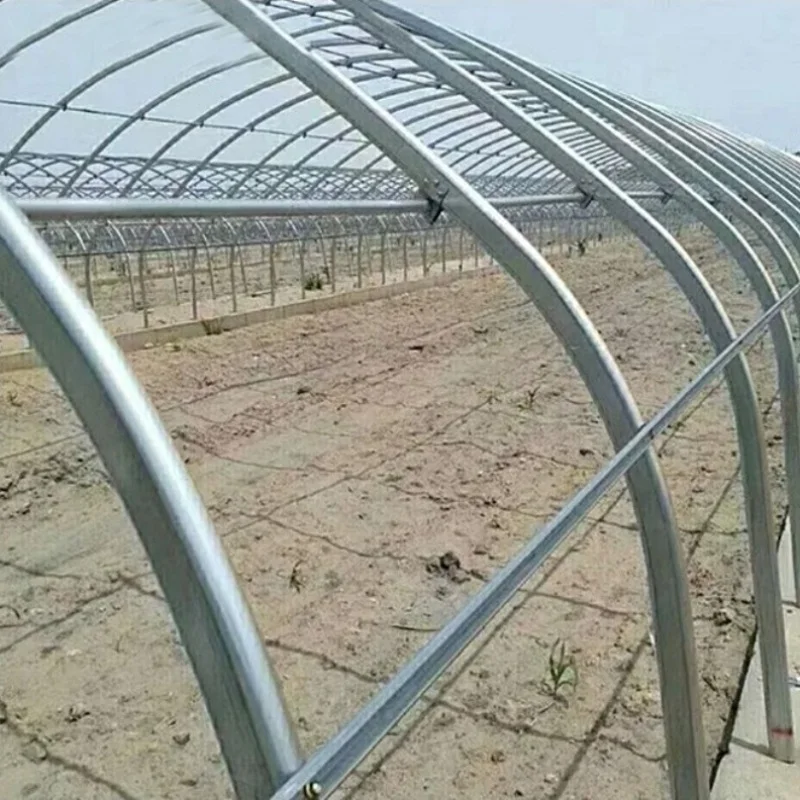 Greenhouse Plastic tube steel frame greenhouse structure gi steel pipe 8M*30M