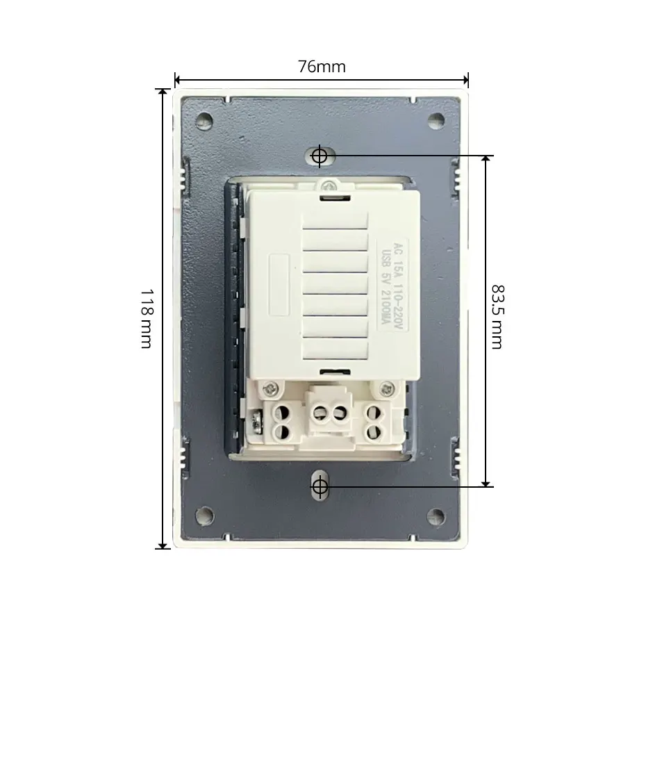 US Socket With 2 Usb Socket Port Charger 5V 2100mA Black Wallpad Luxury Wall Double USB Electric Power Outlet PC Panel US Socket With 2 Usb Socket Port Charger 5V 2100mA Black Wallpad Luxury Wall Double USB Electric Power Outlet PC Panel