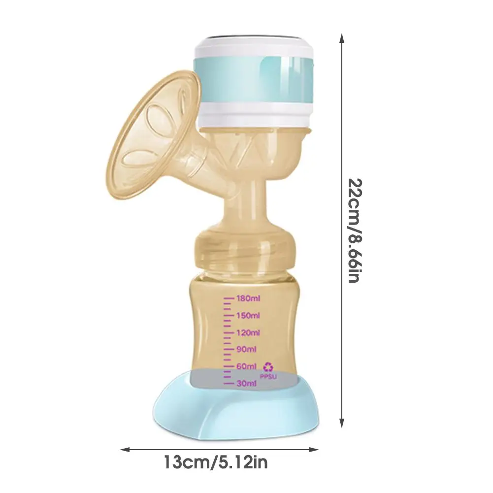 Электрический молокоотсос немой Интегрированный Для грудного молока автоматический молокоотсос PPSU материал бутылки ручной доильный аппарат