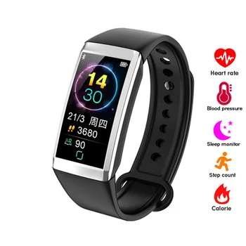 

Smart band Support Android IOS Fitness Bracelet Activity Tracker Heart Rate blood pressure measure Watch Smart Wristband IP67