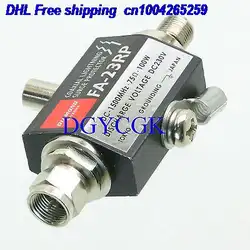 DHL 10 шт. для электрического Arrestor F tv male to F tv female 0-1,5 GHZ 230V 75 ohm 100W FA-23RP 22ra