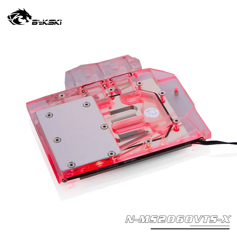 Водный блок Bykski для графической карты MSI RTX2060/1660 VENTUS XS