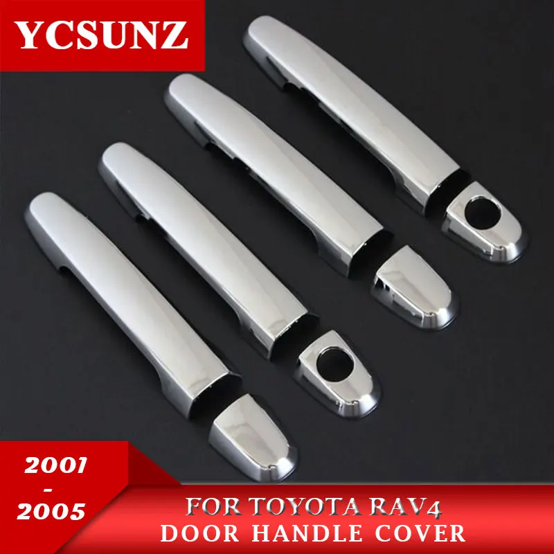 Хромированная крышка ручки двери для TOYOTA RAV4 аксессуары RAV 4 2001 2002 2003 2004 2005 Новый