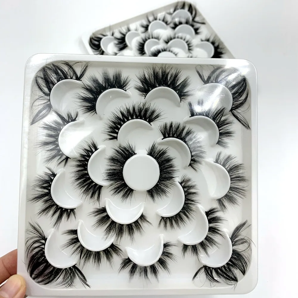 10pair eyelashes set palette  (1)