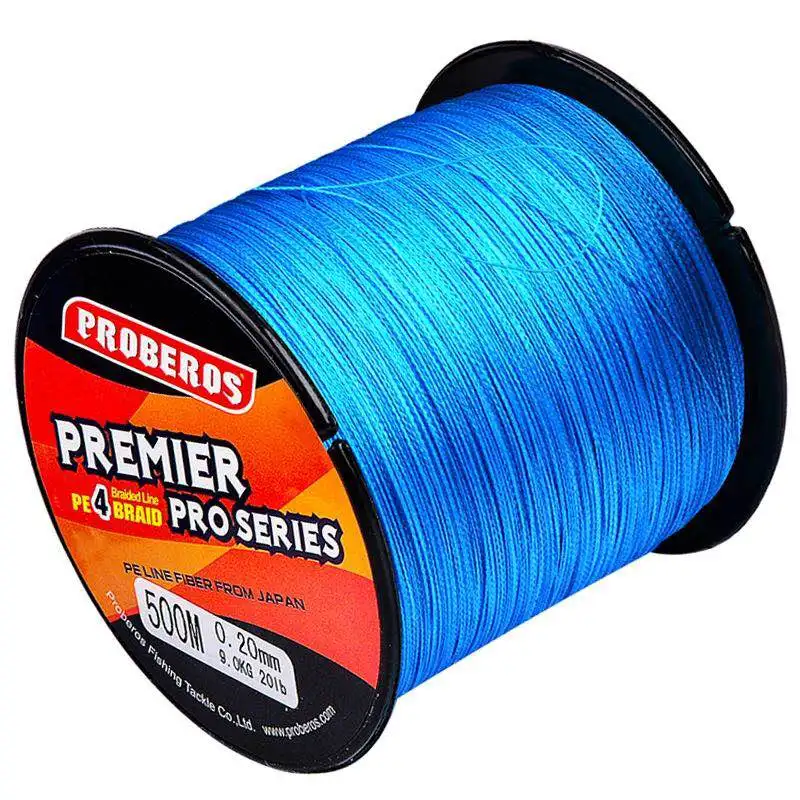 1pc Proberos Premier 300M 500M 1000M Multifilament PE Braided Fishing Line 4 Stand 6LB 30LB 35LB 40LB 50LB 60LB 70LB 80LB 120LB 3