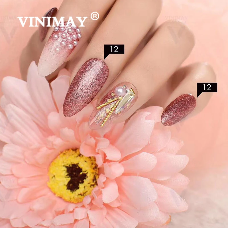 VINIMAY 18 цветов Набор Новый волшебный медный гель лак для ногтей УФ замачиваемый