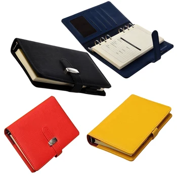 

FASHION Pocket Organiser Planner Leather Filofax Diary Notebook Blue