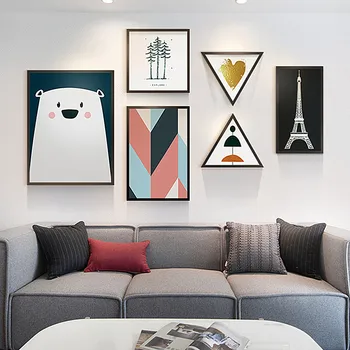 

Nordic Creative Living Room Dining Room Background Wall Decoration Bedroom Interior Room Wall Luxurious Home Decoration A454