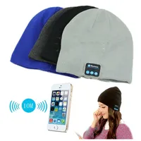 Wireless Bluetooth Headphones Hats Bluetooth Earphone With Mic Winter Warm Music Cap Headphones Fashion Mixed color Hat 2