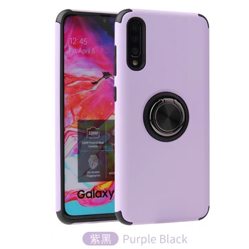 

20pcs/lot Colorful Ring+TPU+PC newest cover case for Samsung Galaxy A10/M10 A20/A30 A10E/A20E A50 A70 high quality cover case