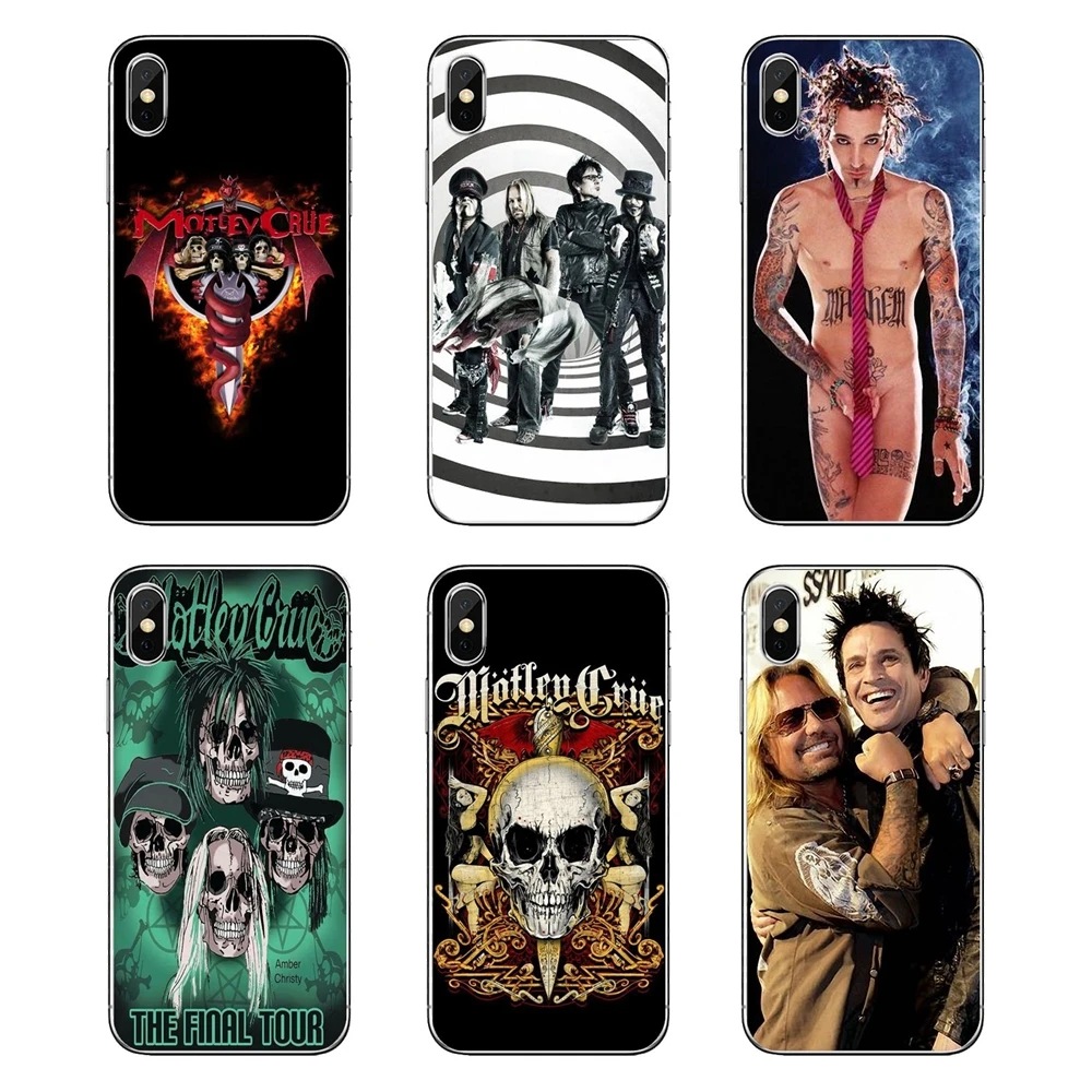 

Transparent Soft Shell Covers For Samsung Galaxy Note 8 9 S9 S10 A8 A9 Star Lite Plus A6S A9S Motley Crue nikki sixx art Print