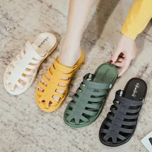 Women Sandals Shoes Woman 2020 Slip on Hollow Flat Sandals Shoes Ladies Comfortable Female Beach Shoes Women Shoes