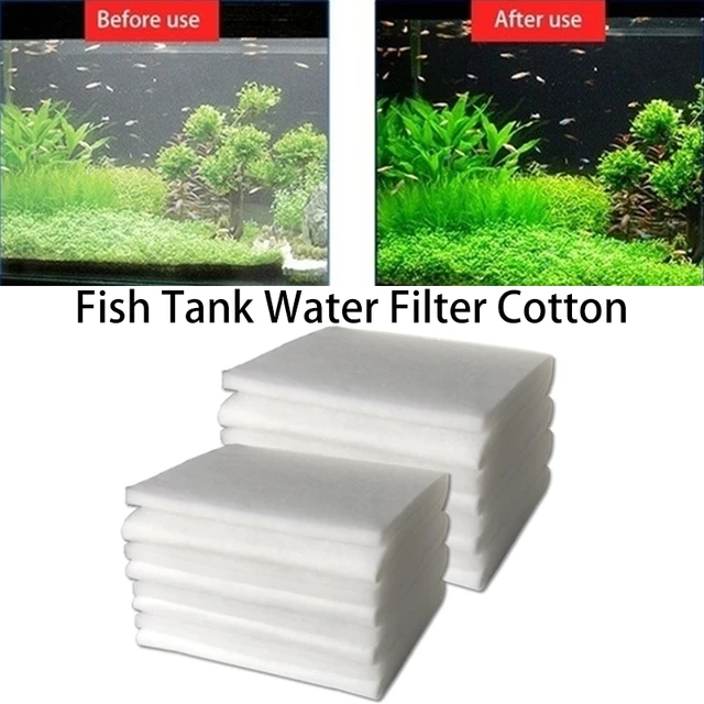 Fish Tank Filter Cotton Aquarium Filter Material Cashmere Cotton Thick  Filter Sponge Reusable Foam Water Purification Media - AliExpress
