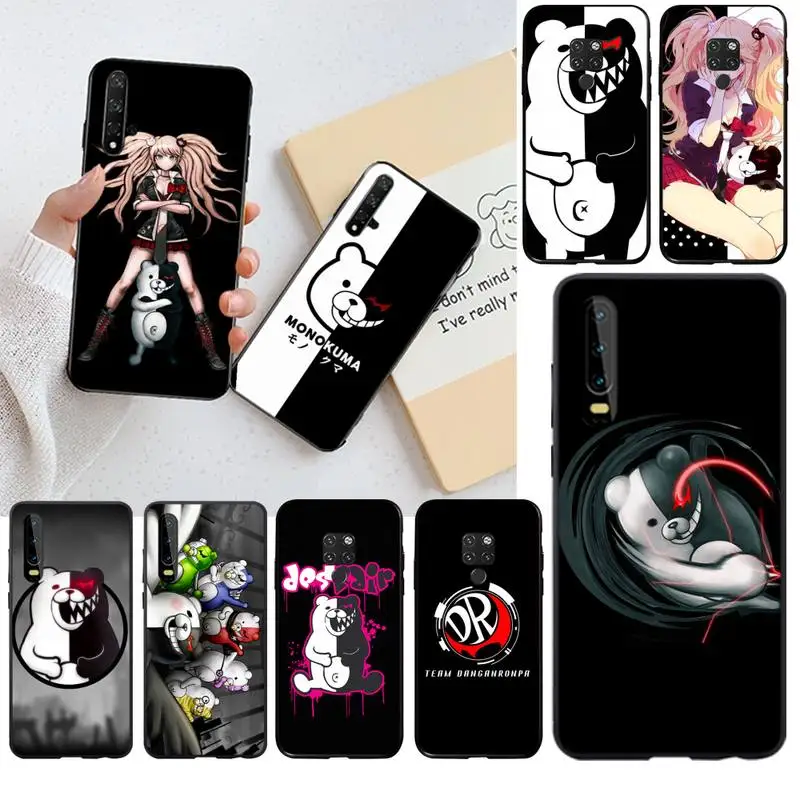 

HPCHCJHM Hot Anime Dangan Ronpa Danganronpa Luxury Phone Cover for Huawei P30 P20 lite Mate 20 Pro lite P Smart 2019 prime