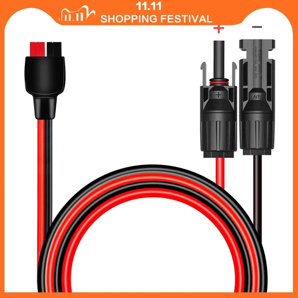 Solar Panel Cable Connector Compatible for Goal Zero Yeti Suaoki ALLPOWERS Bluetti Renogy Portable Solar Generator Power Station afbeelding