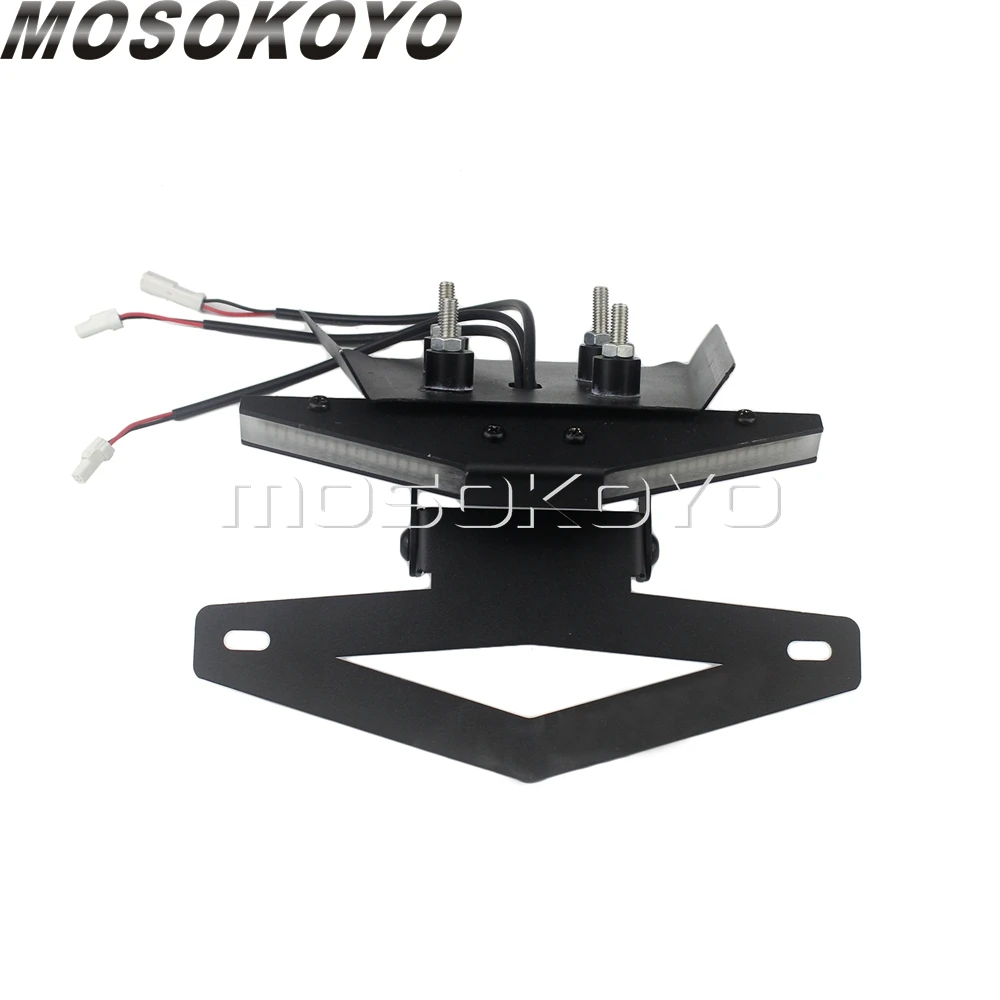 Встроенные светодиоды в мотоцикл ХВОСТ Tidy Fender Eliminator Kit для KTM Duke 390- номерной знак кронштейн w/указатели поворота