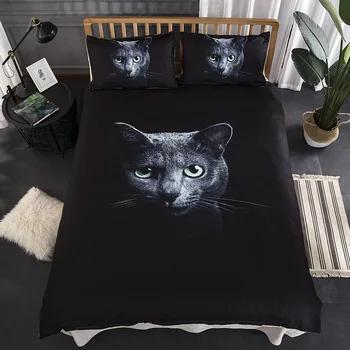 

BEST.WENSD Quality bedding set queen size 3d printed duvet Cover With Pillowcases Bed bedline cats bedclothes children adults