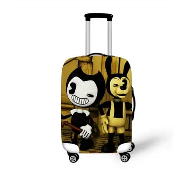 

18-32 Inch Bendy And The Ink Machine Elastic Luggage Protective Cover Trolley Suitcase Protect Dust Bag Case Travel Accessories