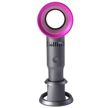 

Mini Safe Soft Wind Speed Adjustable Desktop Handheld Portable USB Charging Gift Summer Home Travel Practical Bladeless Fan