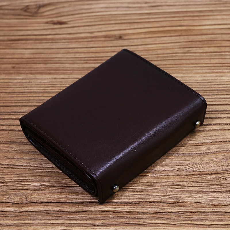 COTOCUL Small Wallet - Miyako Leather Minimalist Card Holder Coin Purse Made In Kyoto, Japan
