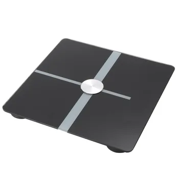 

1PC Smart Electronic Scale Household Weight Scale Wireless LED Fat Scale Human Health Weighing Scale for Home (Black LED Screen