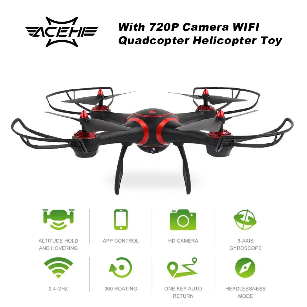 

RC Drone S7 LED Night Vision RC Drone With 720P Camera WIFI RC Quadcopter 360 Rolling Headless Mode Helicopter Toys for Children