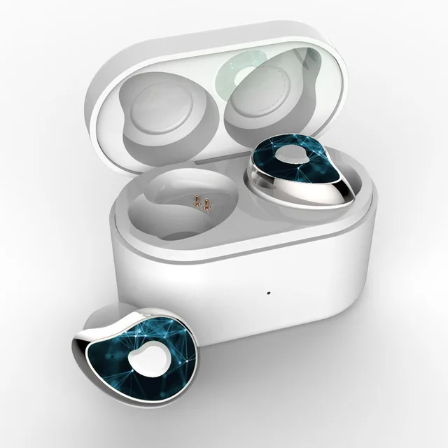 Electric blue Новинка TWS Bluetooth 5,0 наушники SE6 наушники мини HiFi стерео микрофон телефон наушники-вкладыши супер басовые наушники с зарядным устройством микрофон - Цвет: Electric blue