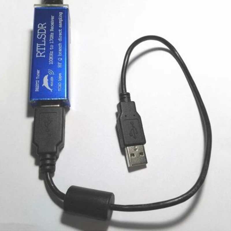 Rtl2832U+ R820T2 0,1 МГц-1,7 ГГц Tcxo Adsb Uhf Vhf Hf Fm Rtl. Sdr Настройщик USB приемник