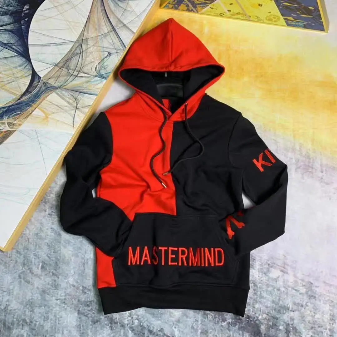 Мужские толстовки с капюшоном Mastermind Kith, новинка, свитшоты с вышивкой и надписью Mastermind Kith, женские пуловеры оверсайз