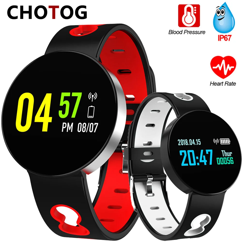  Smart Wristband Blood Pressure Heart Rate Monitor Fitness Tracker Ip67 Waterproof Pedometer Bracele - 4000484844721