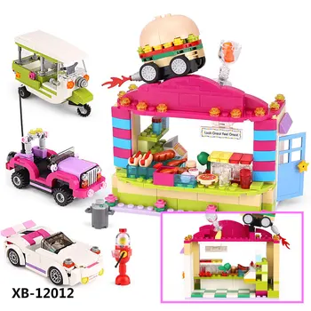 

DHL 12012 New Girls Friend Series The School Convenience Store Set Building Blocks Bricks New Kid Toys Christmas Gifts