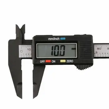 

Electronic Digital Caliper 150mm 9.6x3.2x0.5inches Household Working Vernier Gauge Carbon Fiber Micrometer Ruler