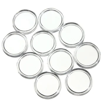 

10 x Commemorative coins Small round box Coin box 60mm