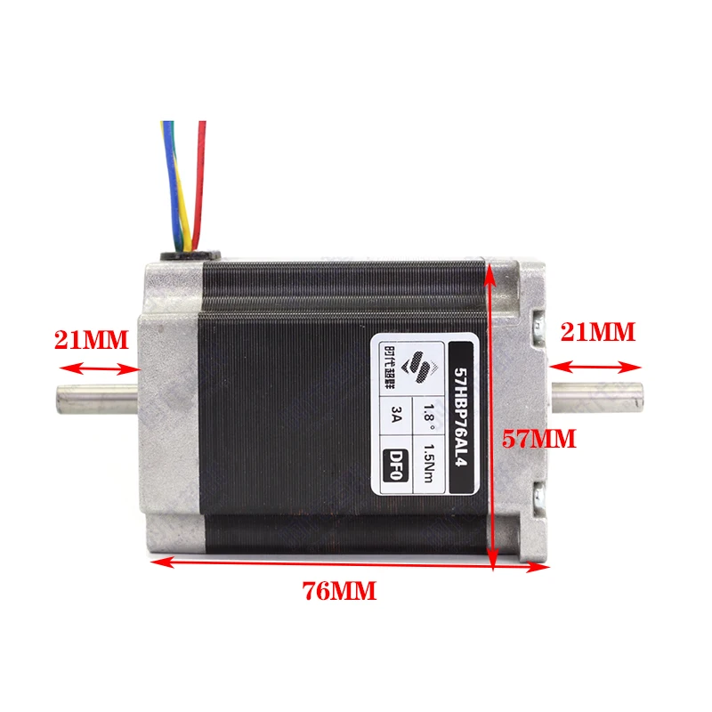 

Custom Mask Machine Accessories 57 Stepper Motor Drive Set Double Output Shaft Instead of Handebao 2403hs40v8-2