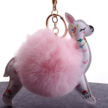 Sika брелок в виде оленя пушистый шар кулон Европа и Америка Мода автомобиль монтируется висячая сумка с украшением мультяшный кулон поперечной границы