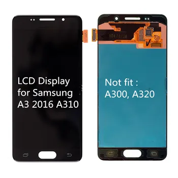 

Original Super Amoled Display for Samsung Galaxy A3 2016 Version A310 A310F A3100 LCD Display Touch Screen Assembly 100% Tested