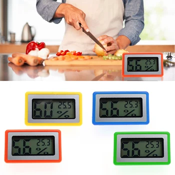 

Mini Digital LCD Indoor Convenient Temperature Sensor Humidity Meter Thermometer Hygrometer Gauge
