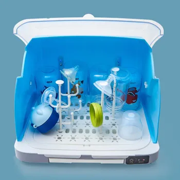 

LED Sterilizer with Drying Function For Baby Bottle Toy Mask Baby Bottle Sanitizer USB UV Ultraviolet Light Sterilizer Box Steam