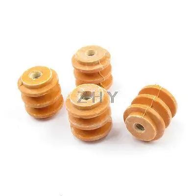 

1" Height 15/64" Thread 660V Busbar Insulator Support Connector 4 Pcs