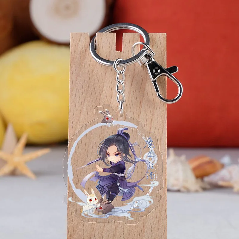 Аниме Mo Dao Zu Shi брелок мультяшная фигурка Wei Wuxian Lan Zhan Косплей акриловый подвесной